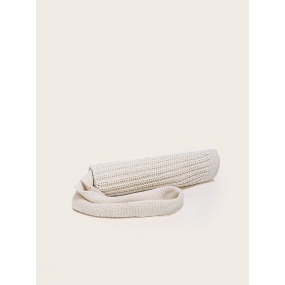 Women's Creamy White Shoulder Handbags Crocheted Bags Large Knit Bag Tote Bag - Picture 7 of 9